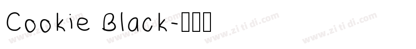 Cookie Black字体转换